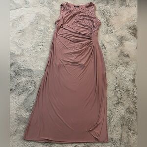 Elegant R&M Richard Size 18W Mauve Evening Gown